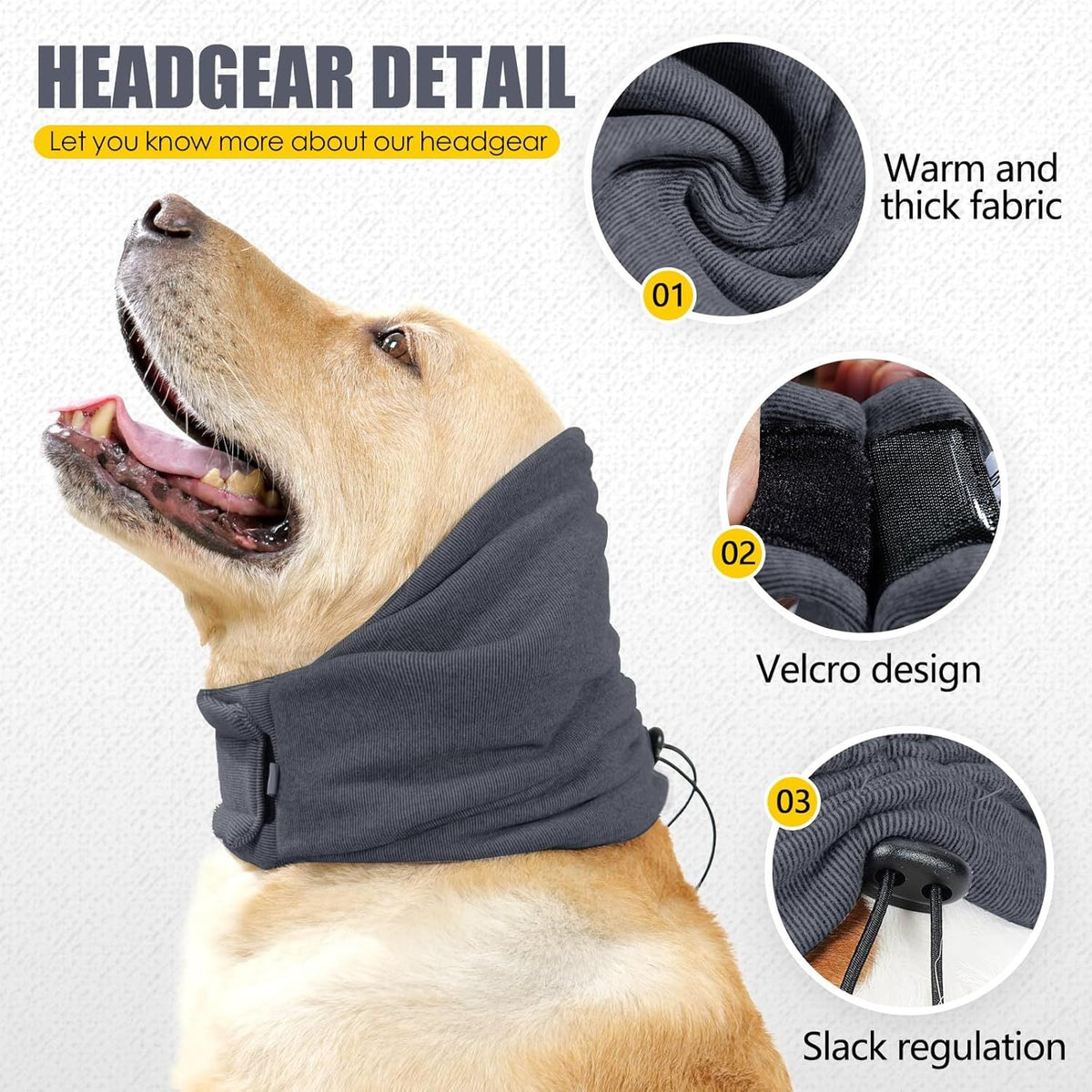 Why a Calming Noise-Reduction Headband Soothes Fearful Pets