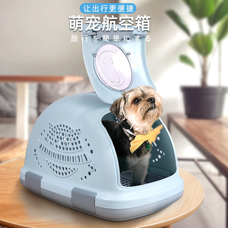Why an Airline-Style Pet Crate Takes the Panic Out of Travel