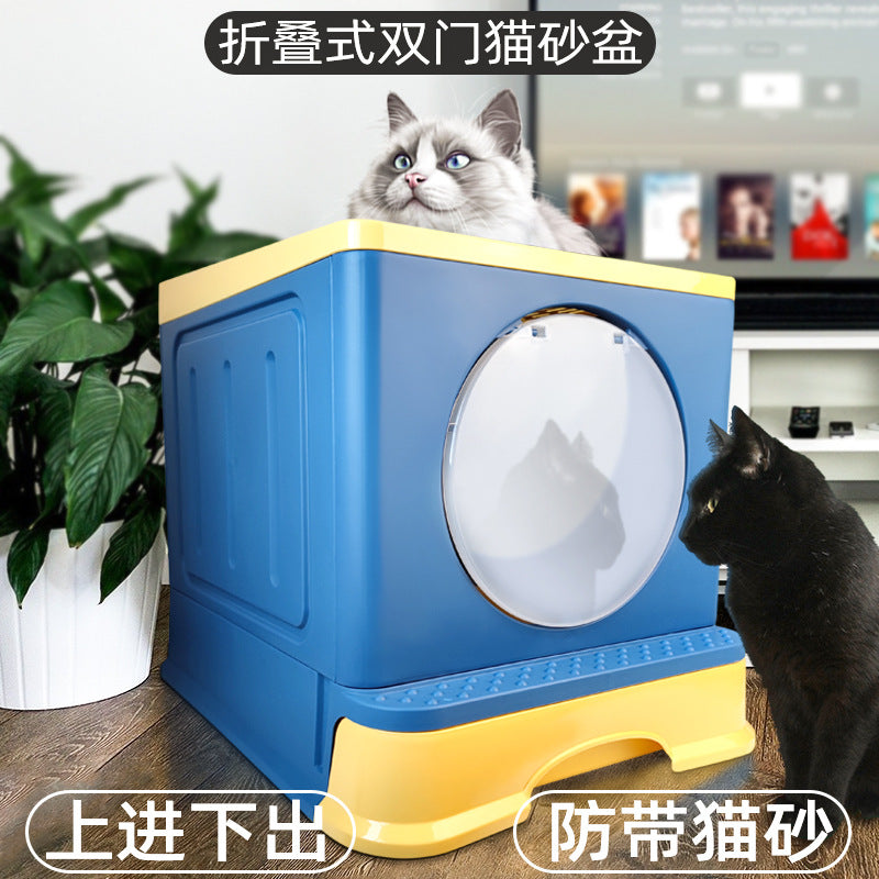 Why an Enclosed Top-Entry Litter Box Keeps Homes Clean