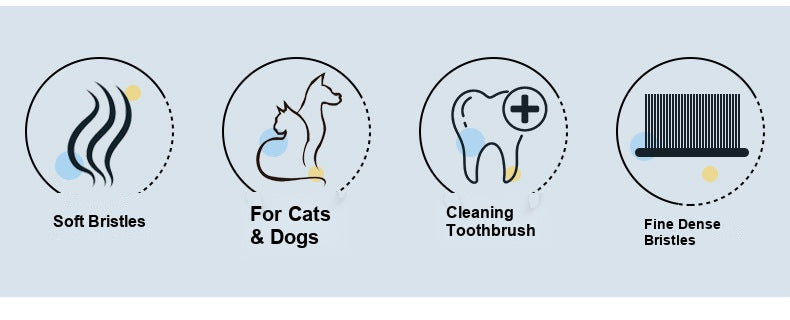 Pet Supplies Dog Cat Toothbrush Soft